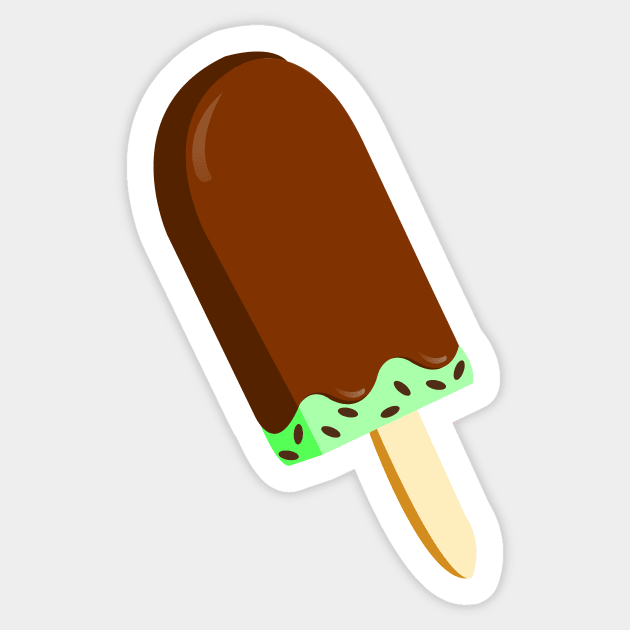 Mint Chocolate Chip Sticker by traditionation